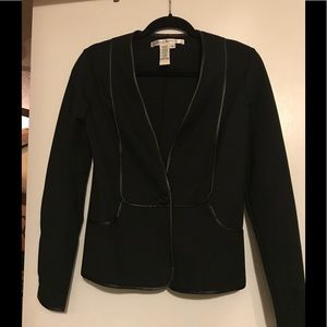 Max Studio collarless blazer